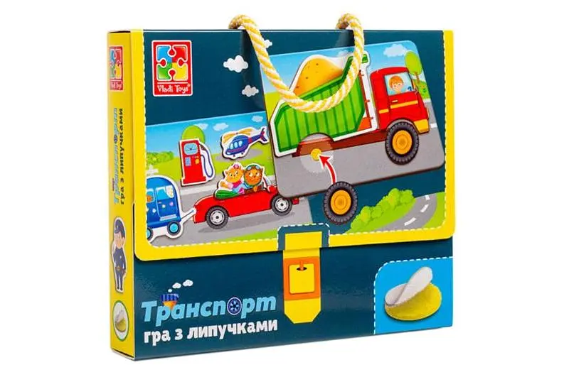 Игра с липучками VT1302-28 "Транспорт" VladiToys