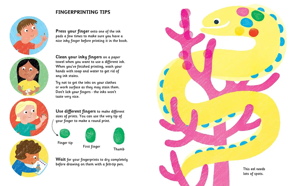 Fingerprint Activities Under the Sea - Fiona Watt, англ. мова (9781474953597) - фото 2