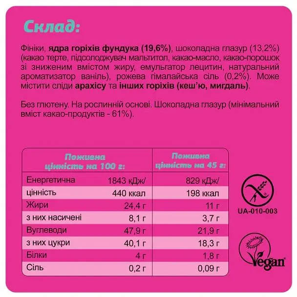 Батончик Fizi All In One Box 10 шт. x 45 г - фото 6