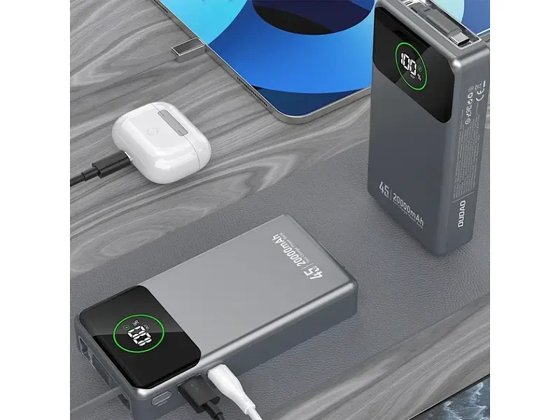 Зовнішній акумулятор (Power Bank) Dudao K31 Pro 20000 mAh 45W Gray (6977196682010) - фото 8