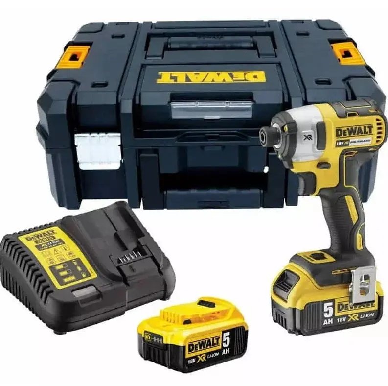 Шурупокрут акумуляторний ударний DeWalt з АКБ та ЗП DCF887P2 - фото 3
