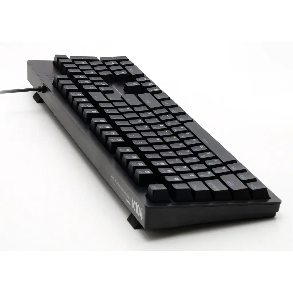 Клавіатура Thunderobot K104 Blue Switch USB UA Black (6932066309046) - фото 4