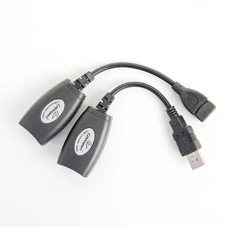 Удлинитель USB2.0 RJ45 Cablexpert до 30 м - фото 3