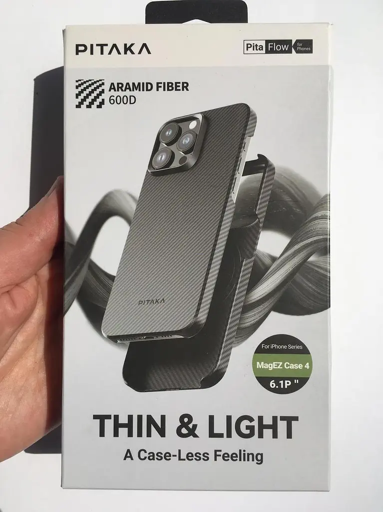 Оригінальний протиударний чохол Pitaka MagSafe MagEZ Case 4 для iPhone 15 Pro (6.1") KI1501PA - фото 2