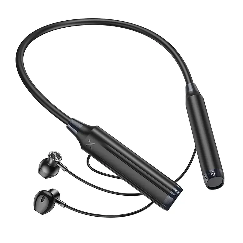 Навушники Borofone BE64 Perfect neckband BT earphones бездротові спортивні чорні - фото 2
