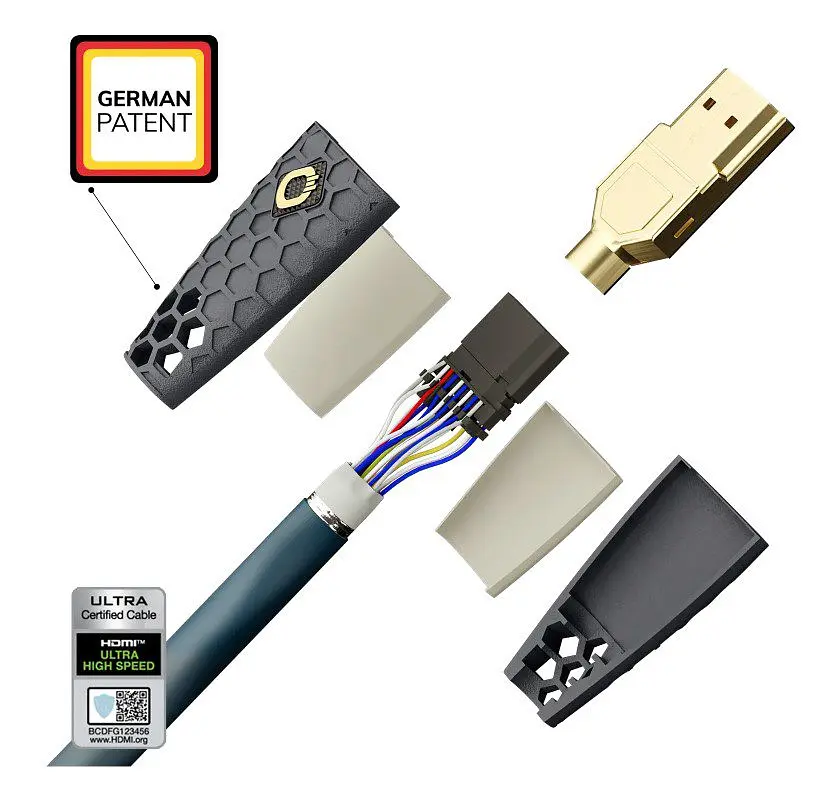 Кабель HDMI Oehlbach Flex Evolution Ultra High-Speed v2.1 8K 48Gbit HDR Ethernet ARC 3м Anthracite - фото 3