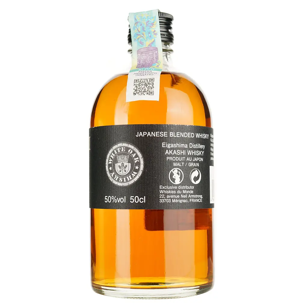 Виски Akashi Meisei Deluxe Sherry Cask 50% 0.5 л в подарочной упаковке - фото 3