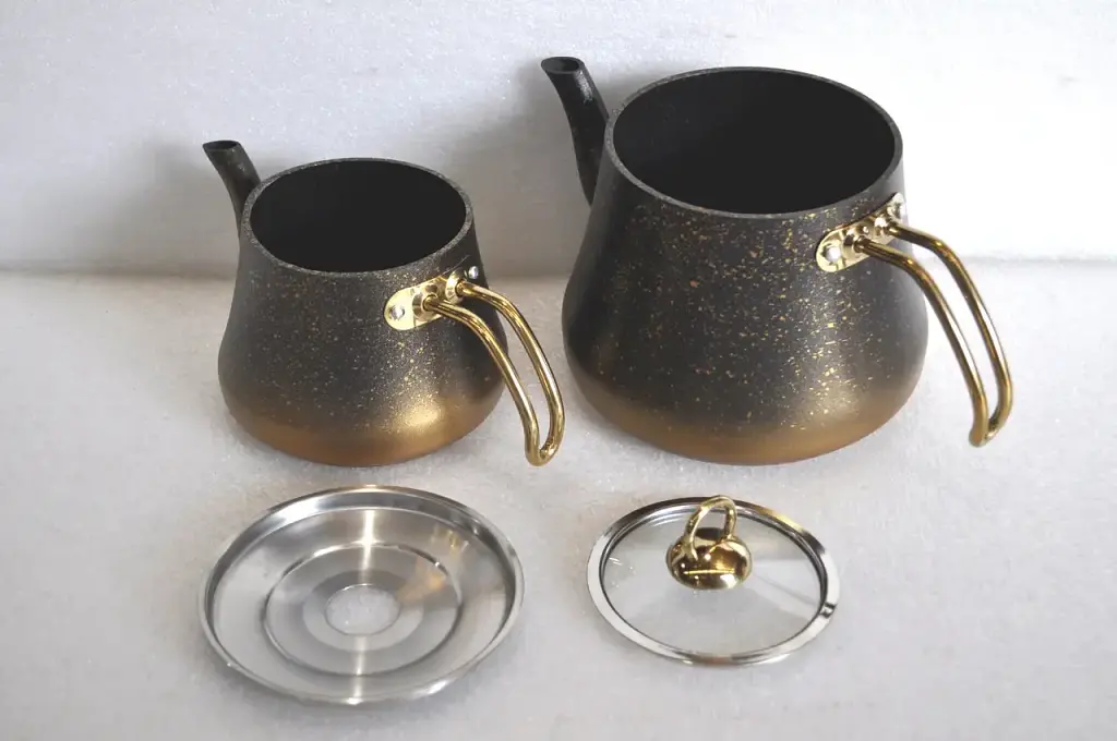 Двоярусний чайник O.M.S. Collection 8200-XL Gold (1,8/3,75 л.) - фото 8