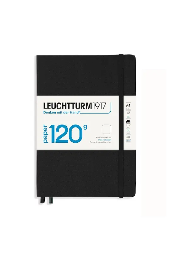 Блокнот Leuchtturm1917 120G Edition, Середній, Чорний, Крапка (363533)