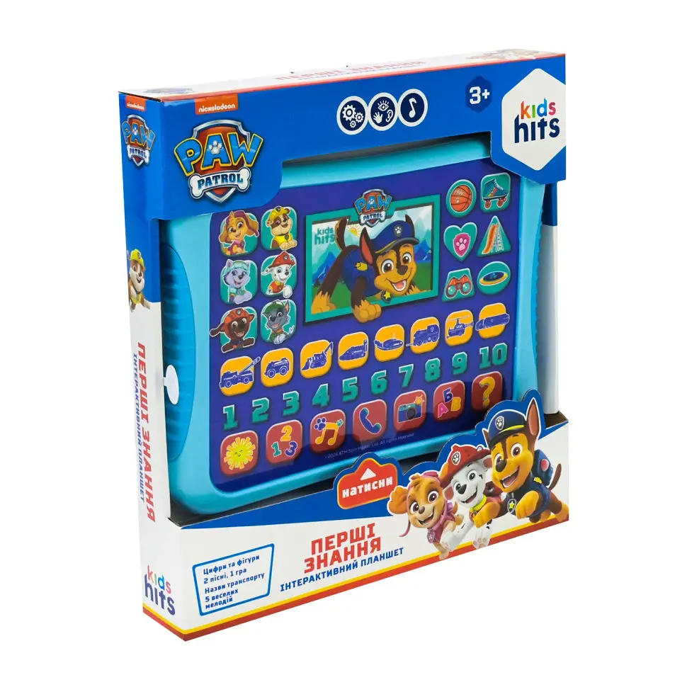 Дитячий розвиваючий планшет "Перші знання Paw Patrol" KH01/013L - фото 5