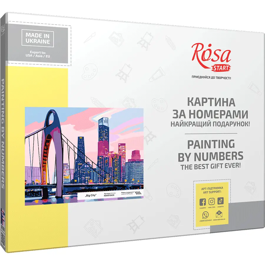 Картина за номерами Rosa Start Big City 35x45 см в коробці - фото 2
