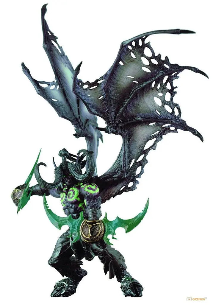 Фігурка Варкрафт Іллідан Лють бурі World of Warcraft Illidan 33 см WOW I 33 - фото 2