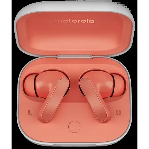 Наушники TWS Motorola Moto Buds 2024 (PG38C05750) Coral Peach UA - фото 2