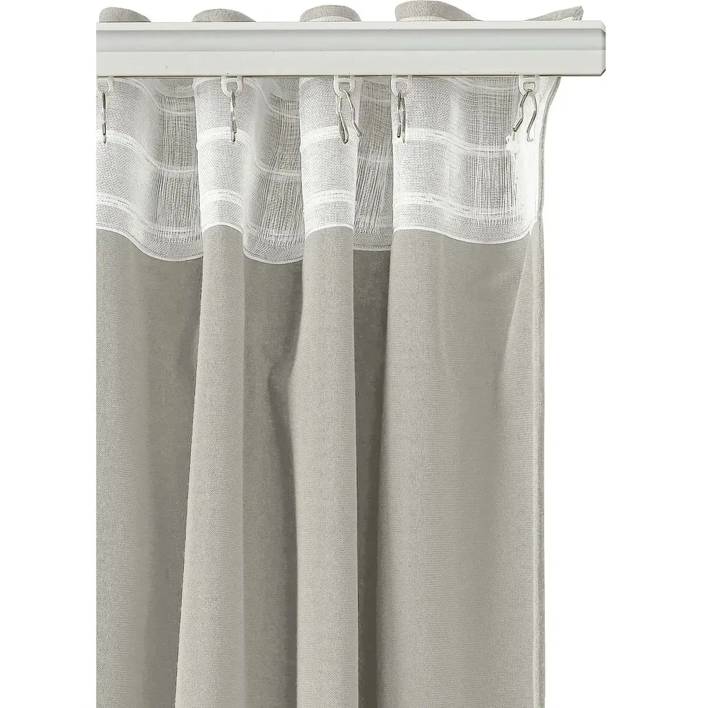 Штори на кухню та в кімнату Cosas Bronze 180х260 см 2 шт пісочний (Curtains_Quartz_180x260) - фото 3