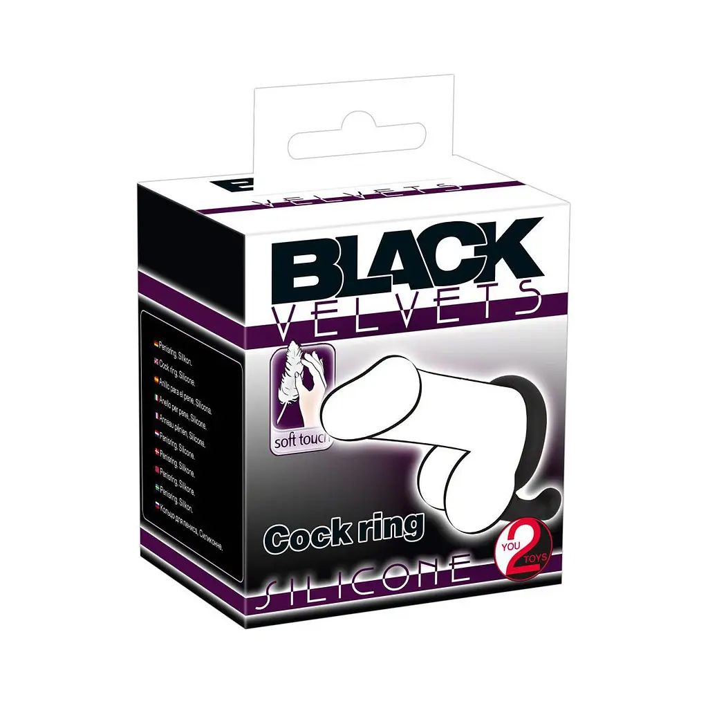 Ерекційне кільце із стимулятором Black Velvets Cock RIng Orion 42-05238440000 87955 - фото 3