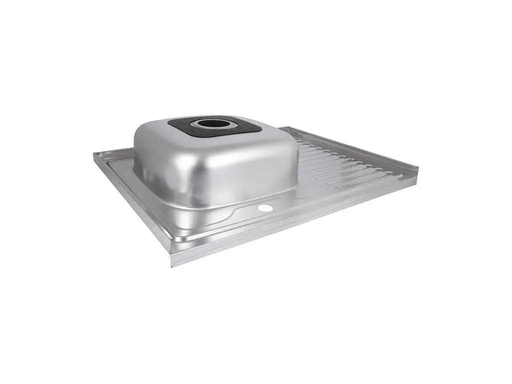 Мийка накладна Brinex 600х800х160мм 1 6080-L, Satin 0,6мм BRIN6080LSAT06 - фото 4