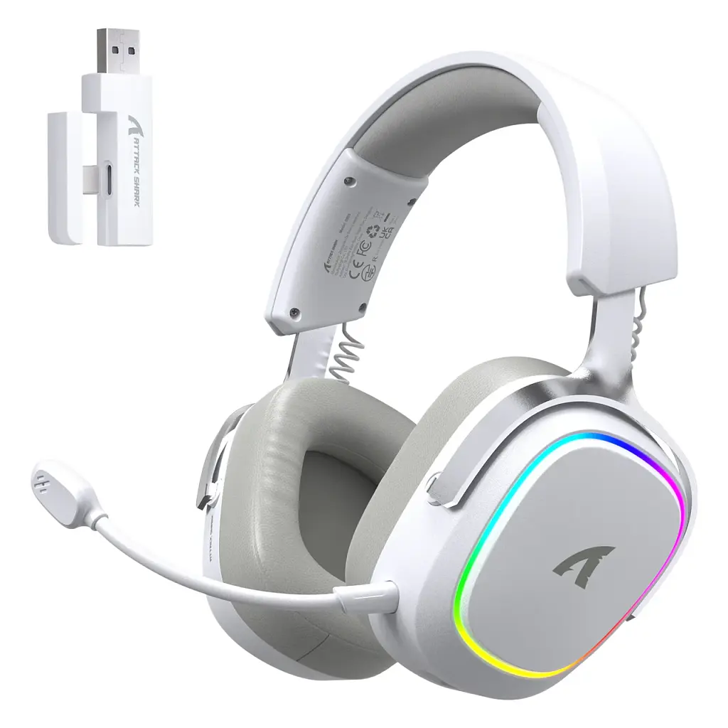 Навушники ATTACK SHARK G800 White