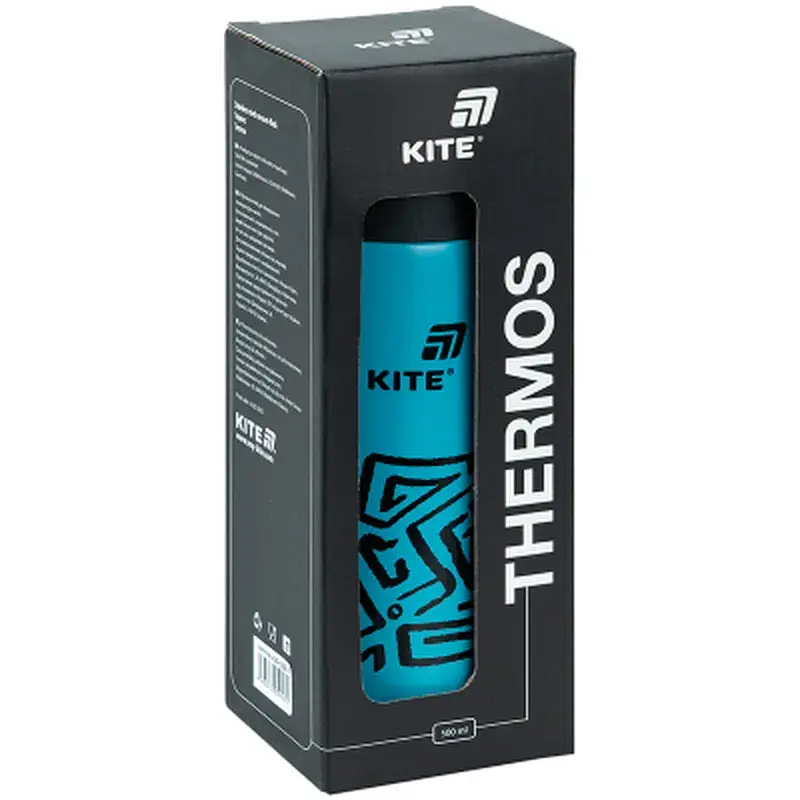 Термос Kite 500 мл, темно-бірюзовий (K25-1222-1) - фото 5