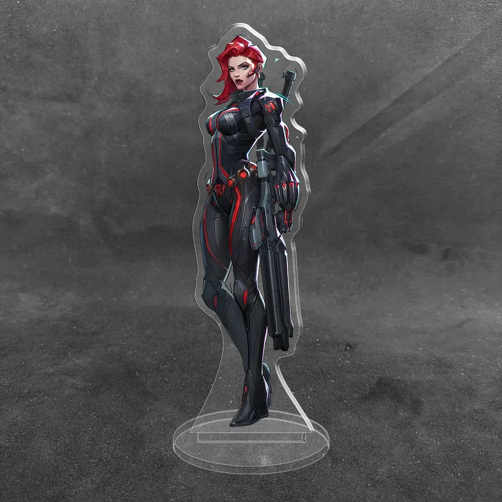 Акрилова колекційна фігурка Marvel Rivals - Black Widow 15 см