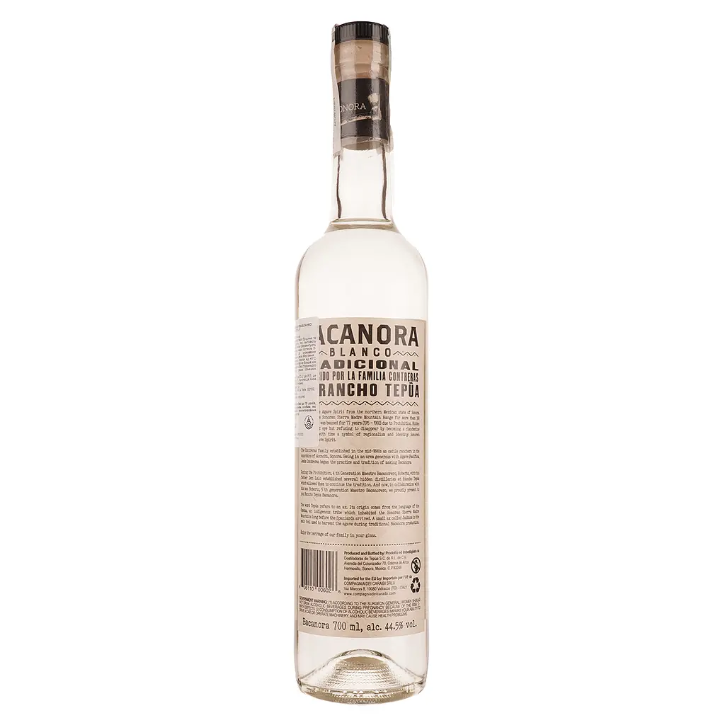 Баканора Rancho Tepua Blanco 44,5% 0,7 л - фото 2