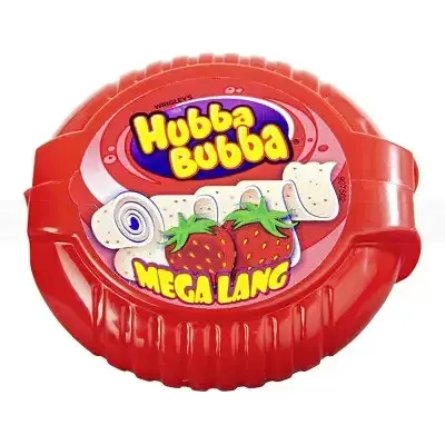 Жувальна гумка Hubba Bubba Mega Lang Snappy Strawberry 56г.