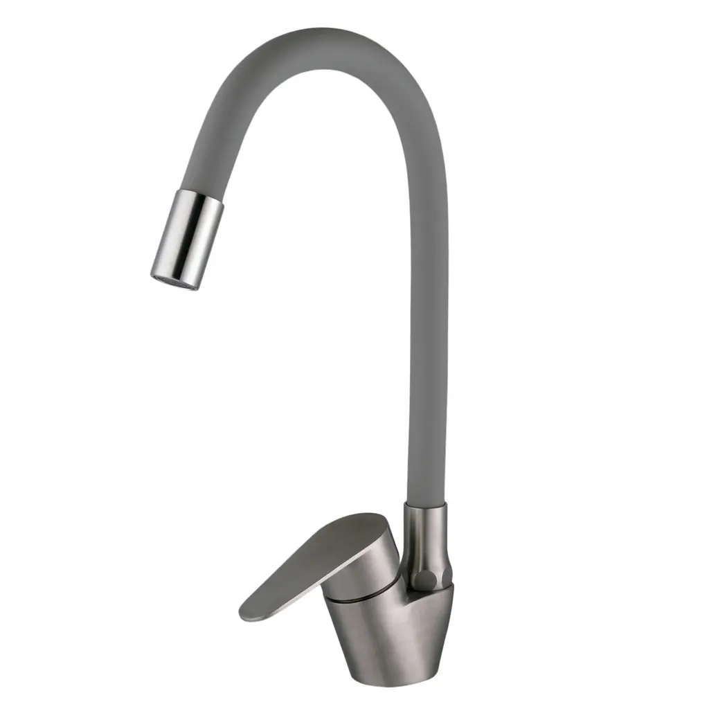 Змішувач для кухні Globus Lux Main SM-203SG Сірий - фото 2