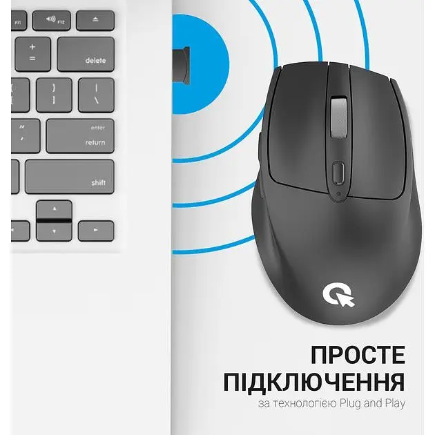 Миша OfficePro M315B Wireless Black [144316] - фото 9