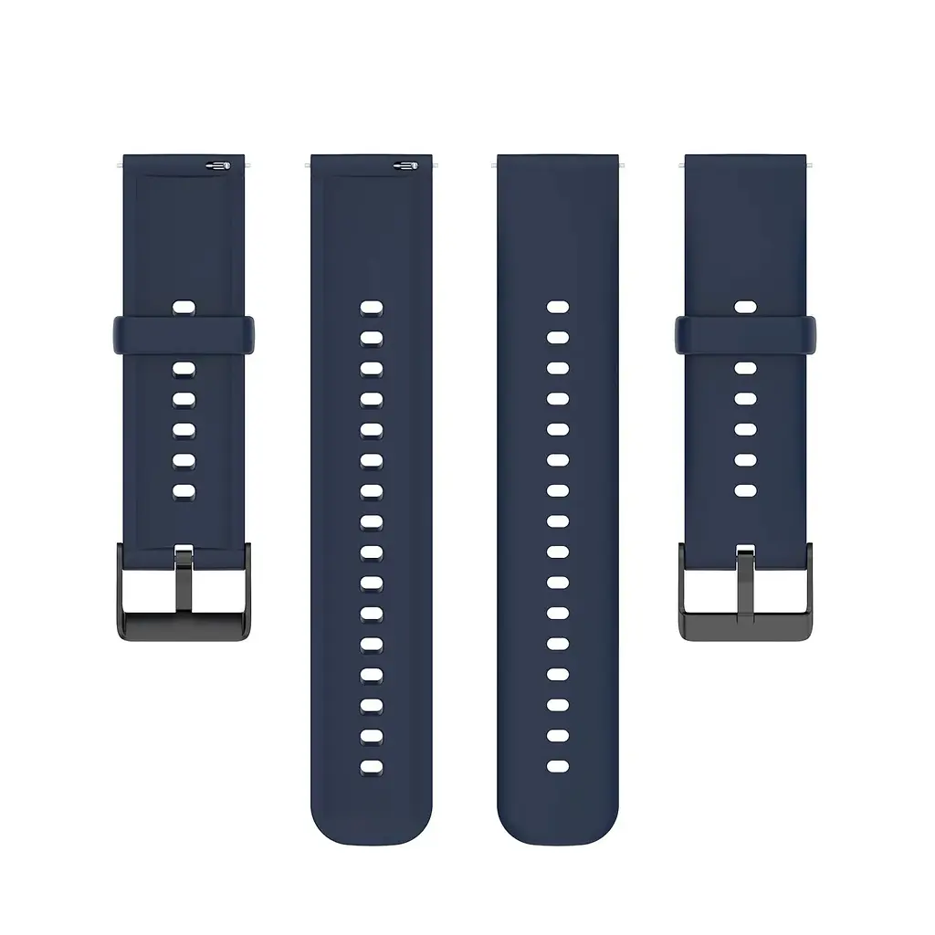 Ремінець силіконовий для смарт-годин BeWatch HW Huawei Watch 22 мм Синій (102HW04) - фото 3