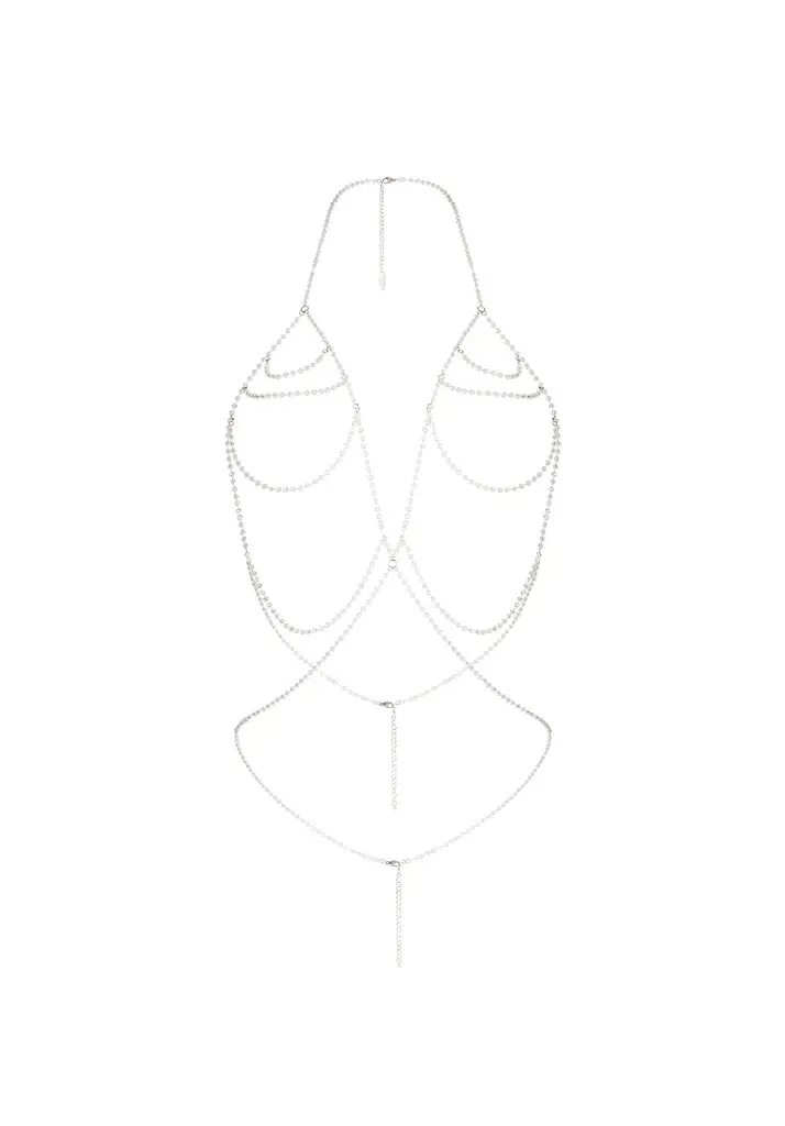 Прикраса на груди Obsessive Lyxa jewelry bra, O/S - фото 5