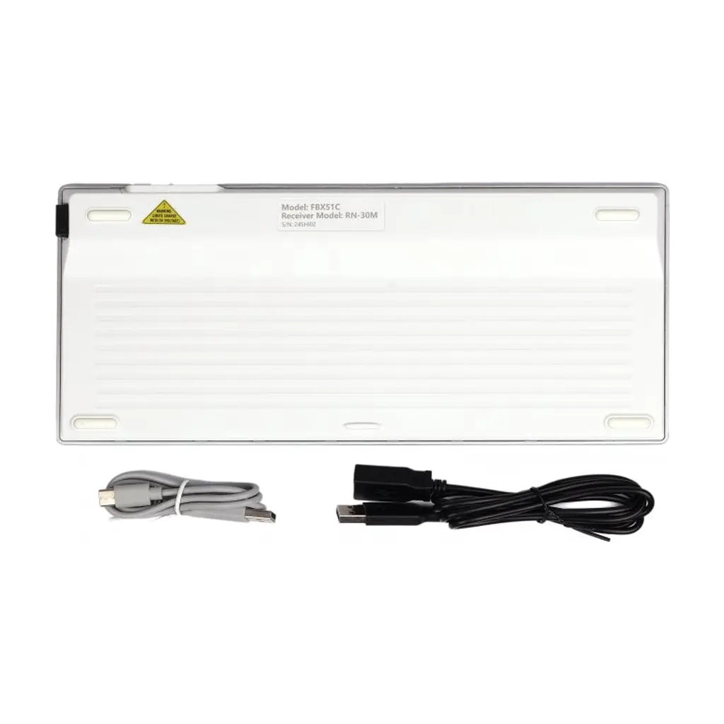Клавіатура A4Tech FBX51C Wireless/Bluetooth White (4711421972987) - фото 7