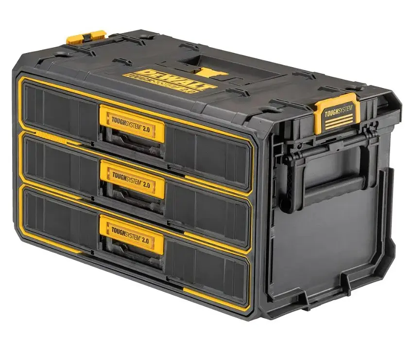 Ящик DeWalt TOUGHSYSTEM 2.0 модуль на 3 ящики (DWST08330-1) - фото 2