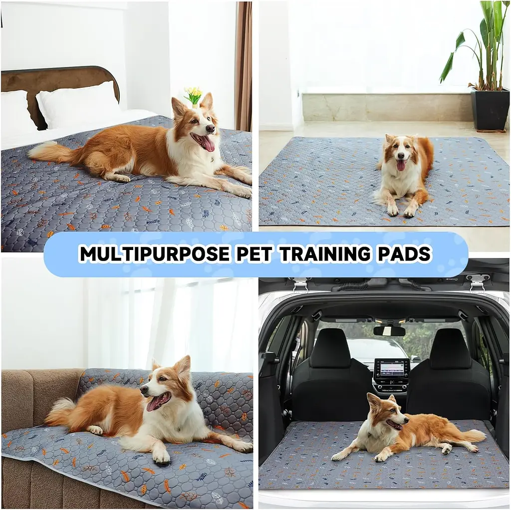 Багаторазова пелюшка Derby Washable Reusable Dog Pee Pad PM001 Grey 50х70 см - фото 7