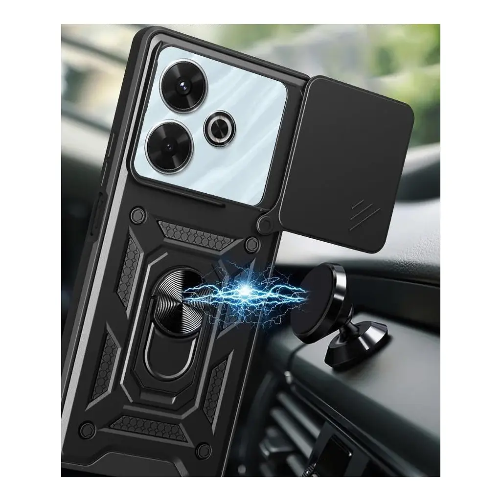 Чохол до мобільного телефона BeCover Military Xiaomi Redmi 13 Black (711551) - фото 4