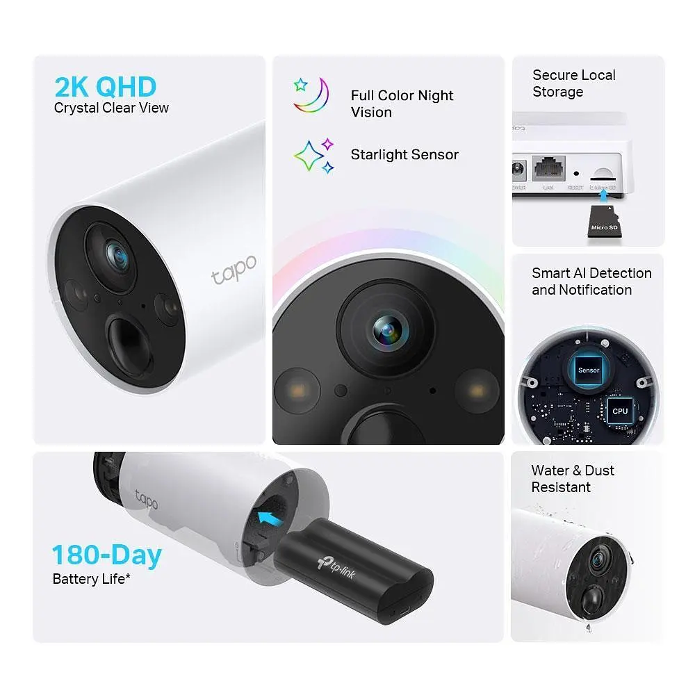 Сетевая видеокамера SMART H.264 TAPO C420S2 TP-LINK - фото 2
