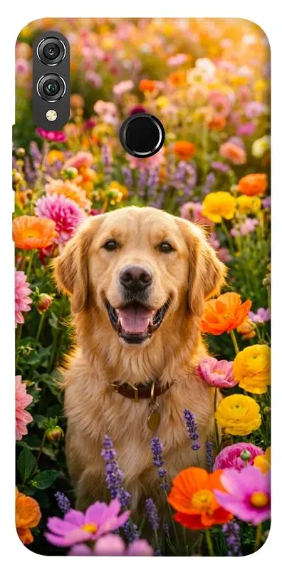TPU чохол Demsky Flowery labrador для Huawei Honor 8X