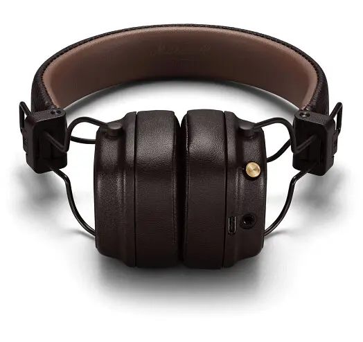 Bluetooth-навушники Marshall Major IV Brown (1006127) (Asian Version) - фото 3