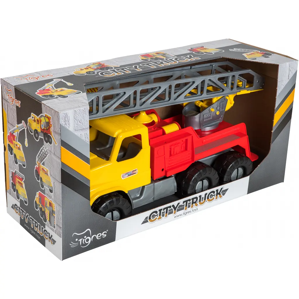 Машинка для дітей Tigres Авто "City Truck" пожежна в коробці (39367) - фото 2