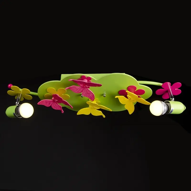 Люстра Brille потолочная деревянная для детской E14 40W Mix (KL-401C/2) - фото 2