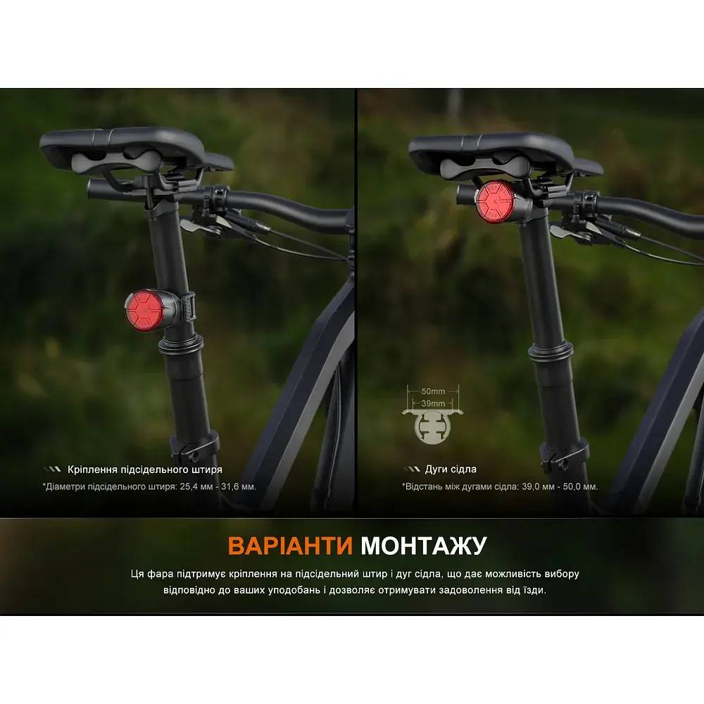 Задня велофара Fenix BC06R - фото 11