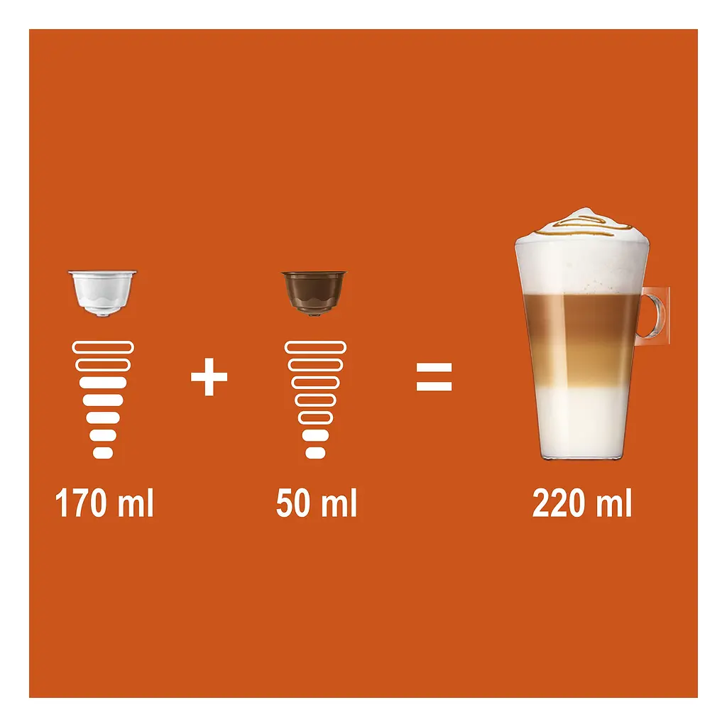 Уцінка. Кава в капсулах NESCAFE Dolce Gusto Latte Macchiato Caramel 16 шт. 145.6 г - фото 6
