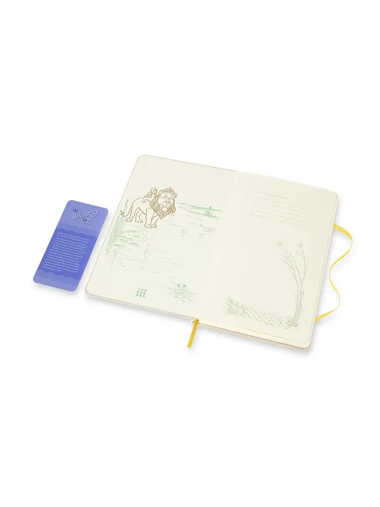 Записник Moleskine Wizard of OZ середній, Нелінований Лев (LEWOZQP062CL) - фото 4