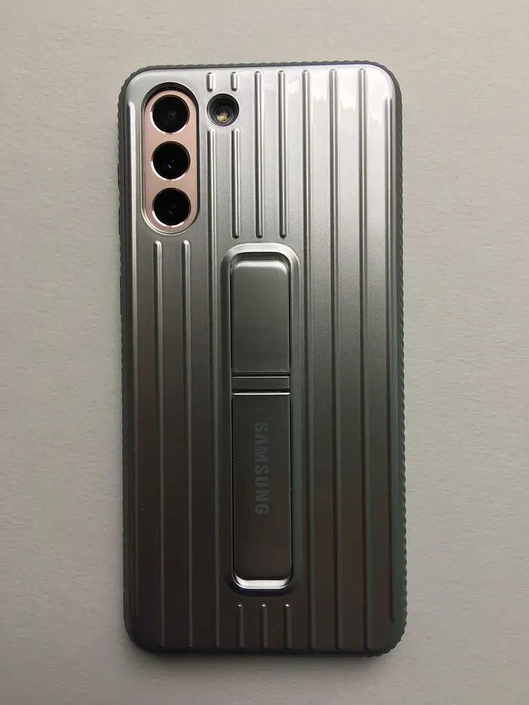 Чохол протиударний із підставкою Protective Rugged Standing Cover EF-RG996 для Samsung Galaxy S21 Plus Silver - фото 8