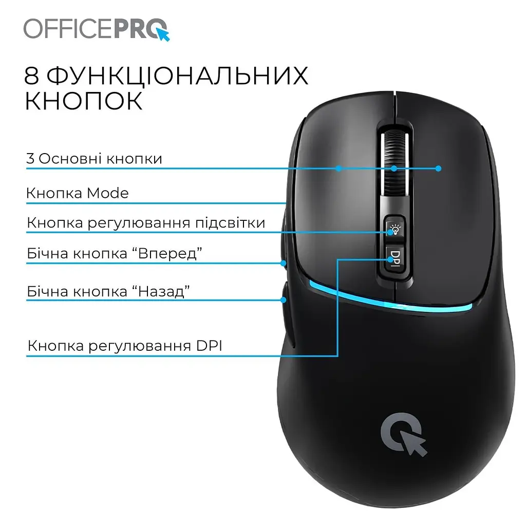 Миша OfficePro M468B (M468B) - фото 10