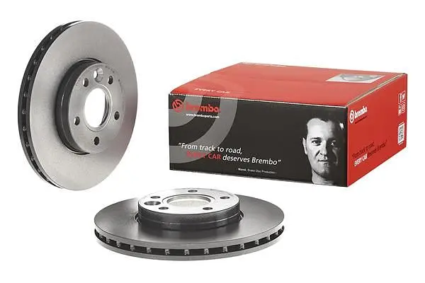 Диск гальмівний вентильований Volvo C70 II, V40, S40 II, V50, C30 03-20р Brembo (09.A905.11) - фото 2