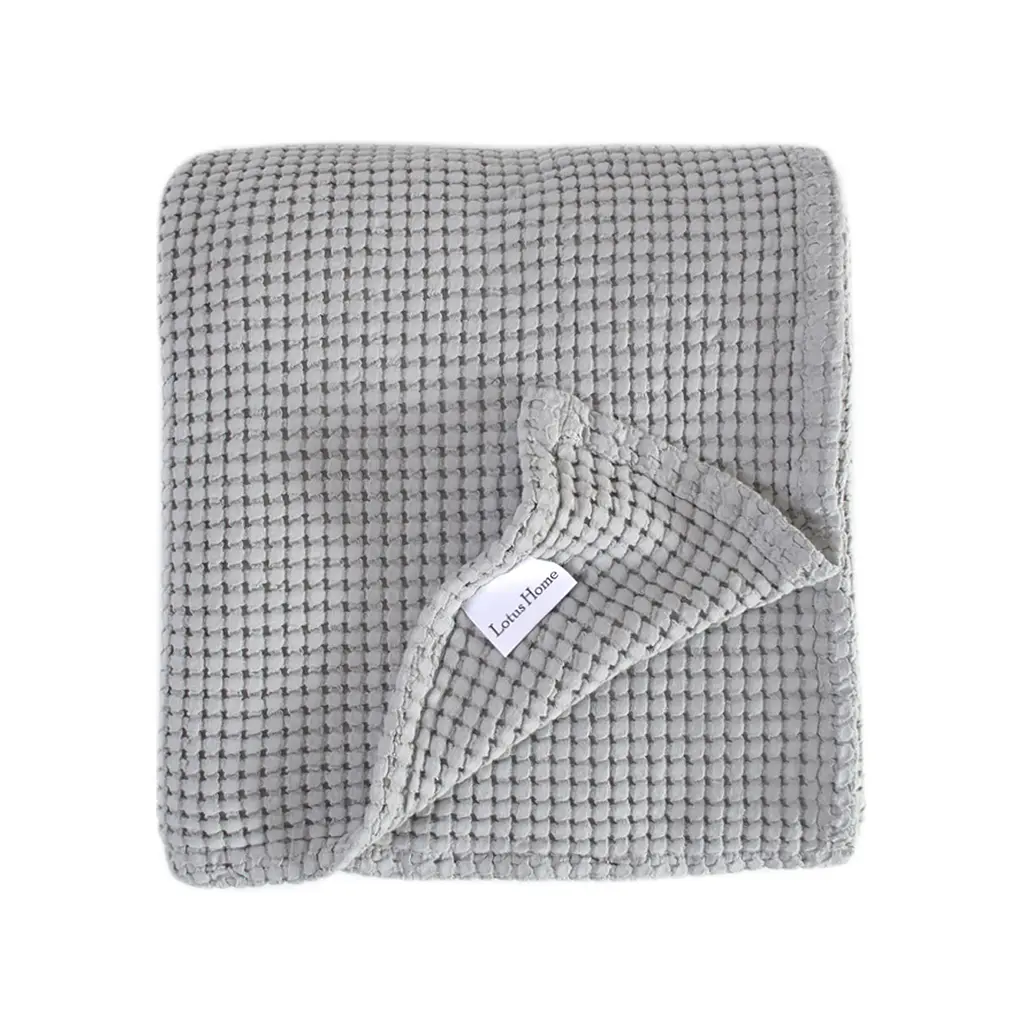 Покрывало Lotus Home - Bellia gri серый 200x220 - фото 3