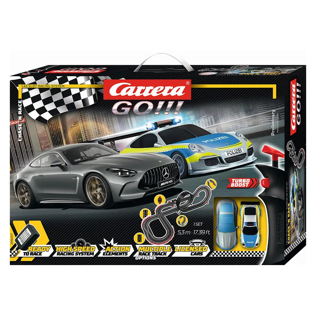 Автотрек Carrera GO!!! Переслідування та гонка траса 5.3 м (CR-20062577) - фото 7