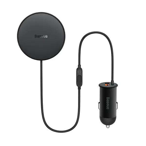 Беспроводной ОЗУ Baseus CW01 Magnetic Wireless Charging 15W + АЗУ Type-c 25W SUCX040101 Black - фото 2