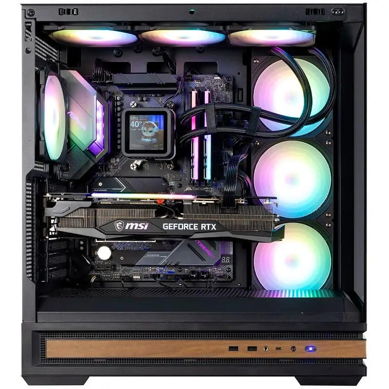 Корпус Zalman P40 NAMU ARGB Reverse без блока питания, черный (P40NAMUBLACK) - фото 5
