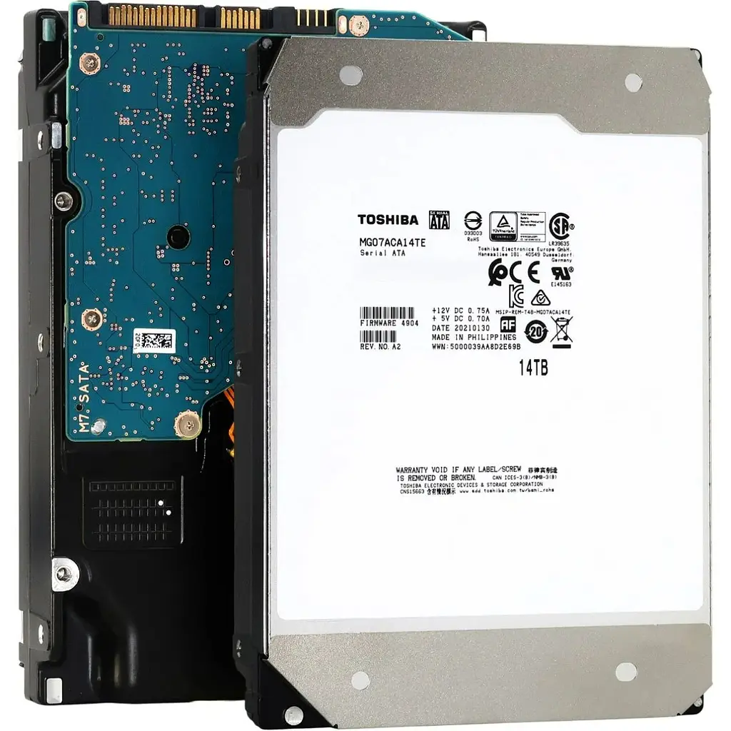 Жесткий диск 3.5" Toshiba Enterprise MG07 14TB SATA 256MB [MG07ACA14TE] [135880] - фото 5