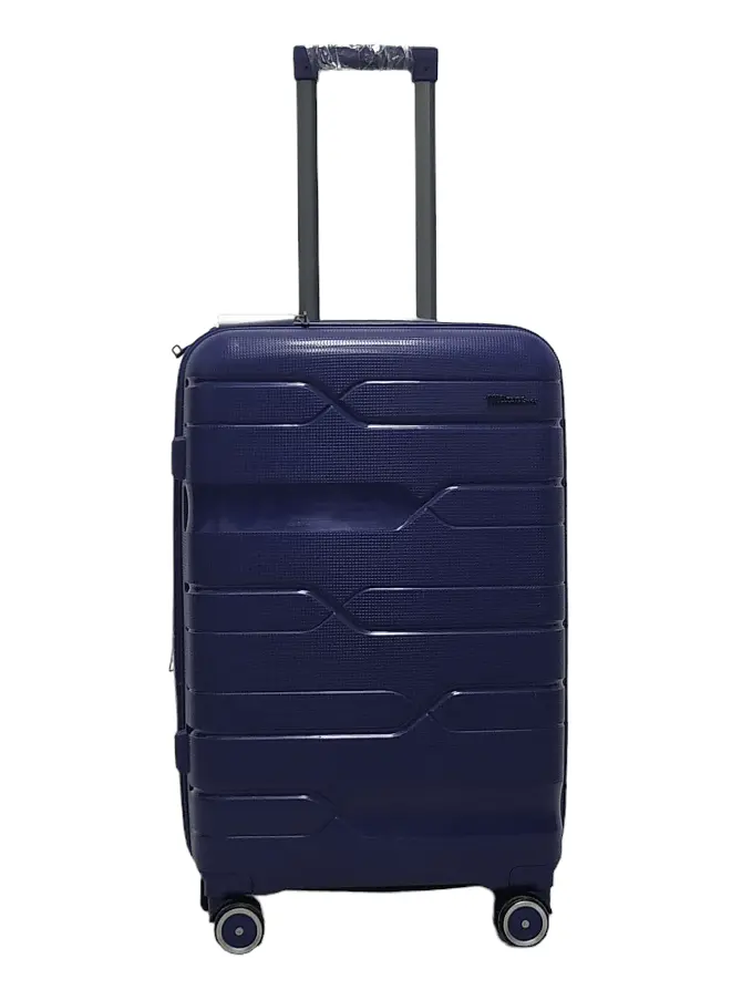 Валіза середня M поліпропілен Milano bag 0306 65×42×28см 56л Темно-синій